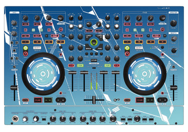Denon DJ MC 6000 MK2 Skin Constructor Blue